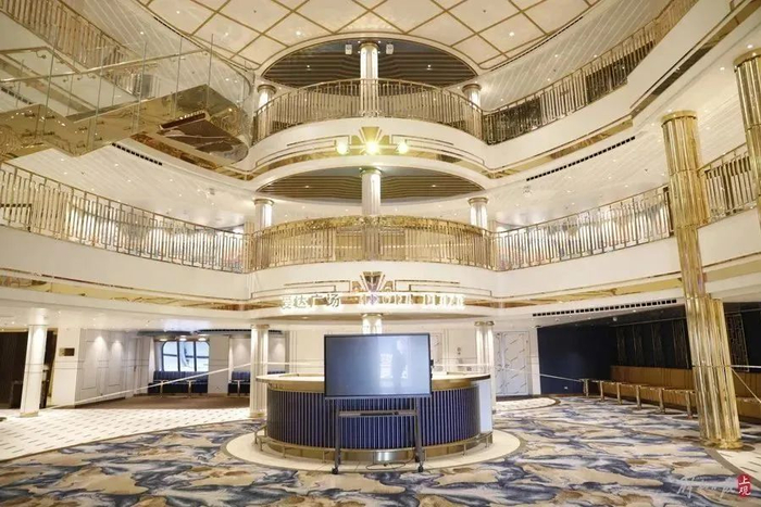 “爱达·魔都号”内部（图源：上观新闻）