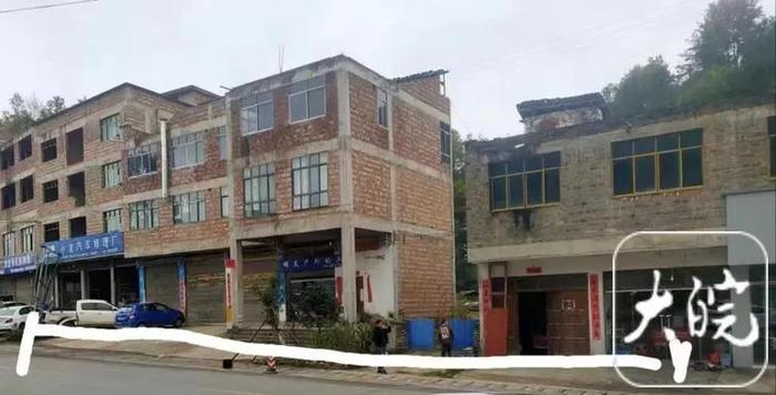 事故发生地,右下角为遇难者的修理店。