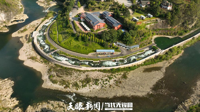 下司国家皮划艇激流回旋训练基地。贵州日报天眼新闻记者 钱仕豪 摄