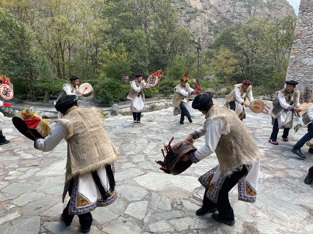 羊皮鼓舞。新京报记者 熊丽欣 摄