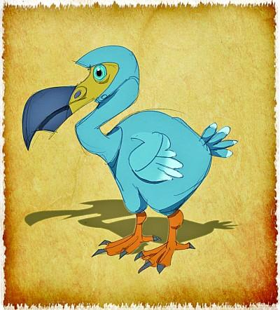 渡渡鸟动画设计草图