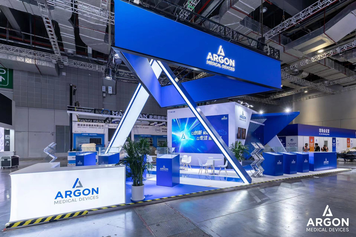 爱琅医疗进博会展区。 图片来源：受访者供图