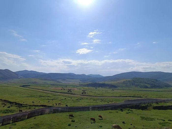 ▲瓦渣么日各拍下的家乡