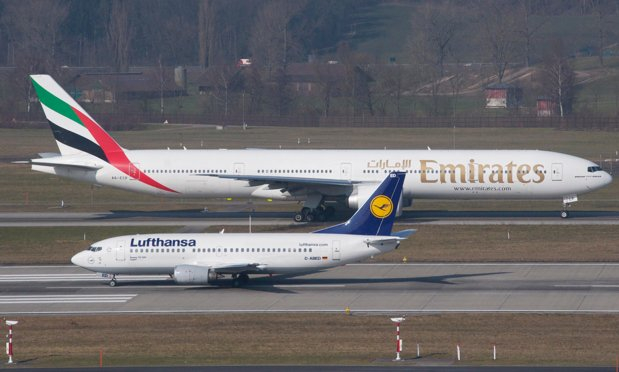 （波音777与737对比图，来源：reddit）