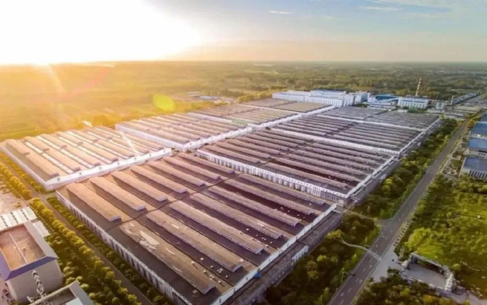 图2：古井贡酒总部厂区屋顶光伏绿电