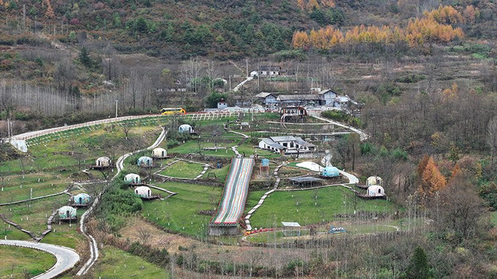 云屏镇“乡野拾光”体验园。供图