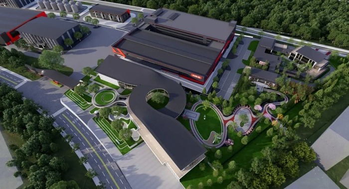 光良生产酿造基地三期鸟瞰图