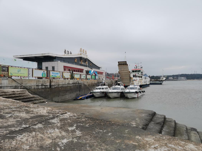 图为南日岛码头