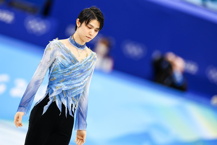 2022年2月8日，羽生结弦在北京冬奥会的赛场上 图据IC photo