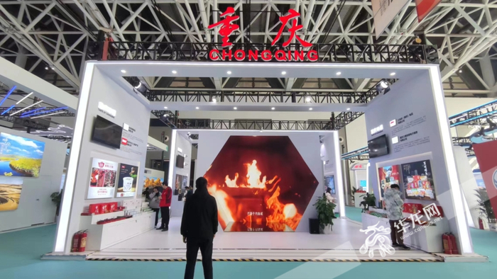 重庆展区。华龙网记者 梁浩楠 摄