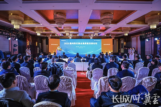 2023霸州数实融合高质量发展论坛。长城网·冀云客户端记者 武海笑 摄