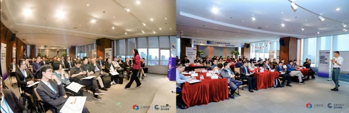 （图为 导师陈瑜女士和晁阳先生的培训课堂）