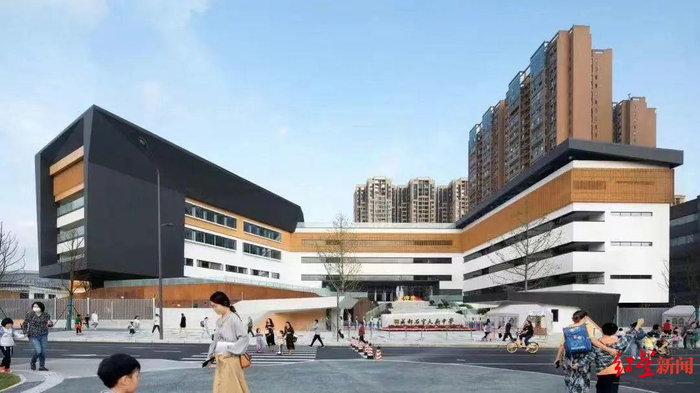 ▲石室天府中学锦城湖校区效果图 图源中建西南院官方微信公众号
