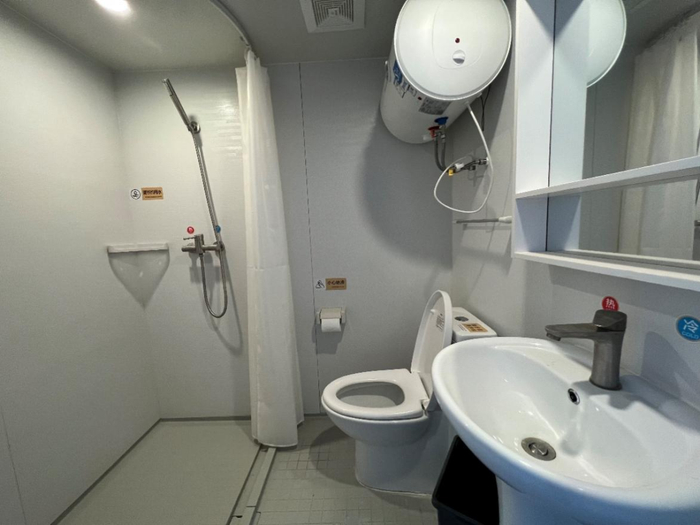 七彩家园保租房内独立卫浴实拍