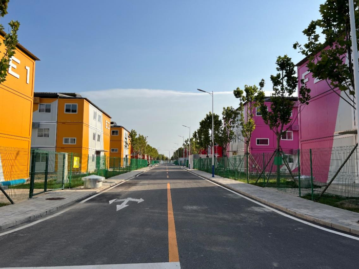 七彩家园内部道路