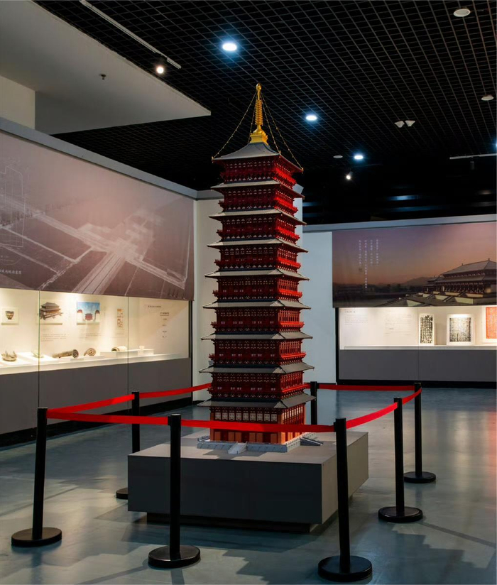永宁寺木塔复原模型