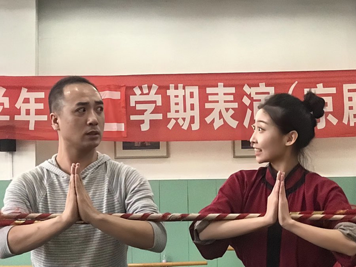 练功房里