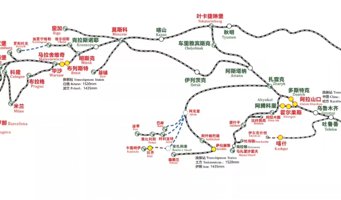 筑梦丝路·驰骋亚欧大陆的"钢铁驼队"(一)一趟班列撬动交通末梢