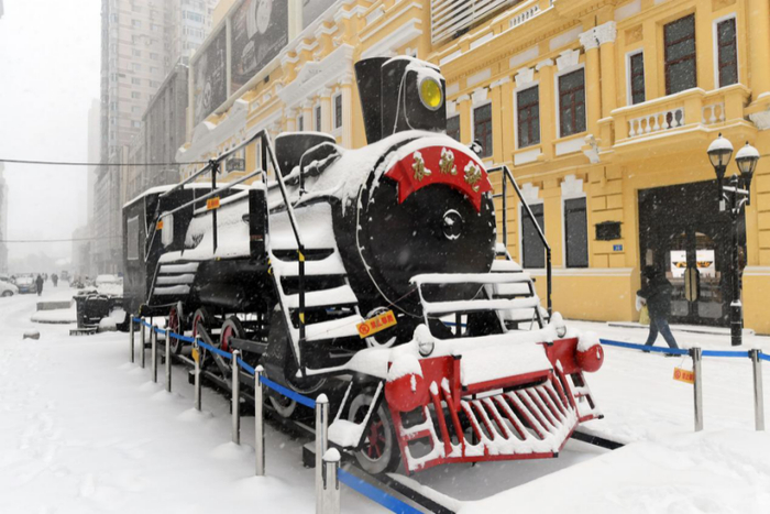 △初雪的哈尔滨