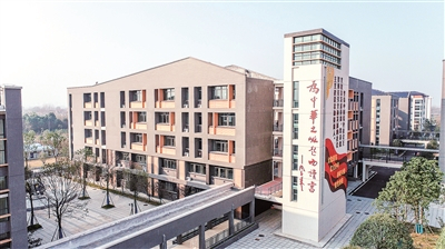 常德市澧县二中校园。（图源：中国教育新闻网）