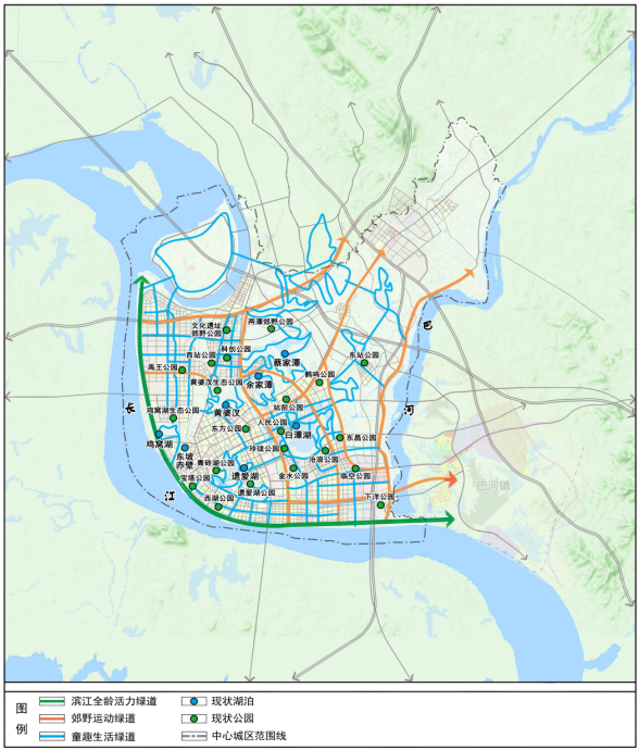 绿道系统规划图