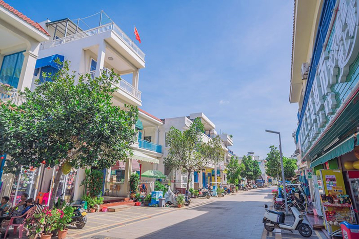 马岭社区街道。天涯区委宣传部供图