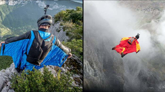 ▲翼装飞行（资料图）