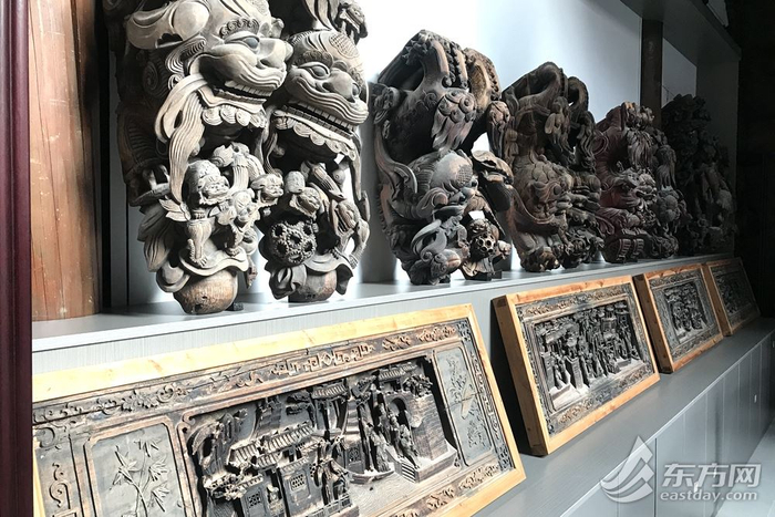 图片说明：徽苑文化展示和康养中心的外景和内景。东方网记者曾炟摄