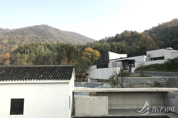 图片说明：九华山下礼村文化体验区的新老建筑交相辉映。东方网记者曾炟摄