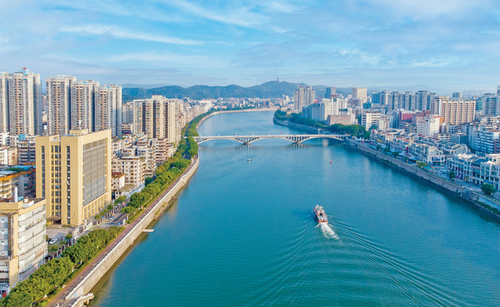 如今的浈江河两岸。