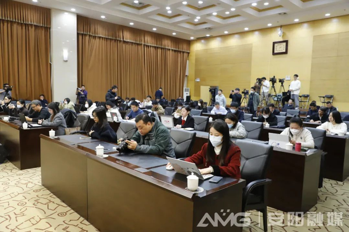新闻发布会现场（安阳融媒记者 郭有明 摄）