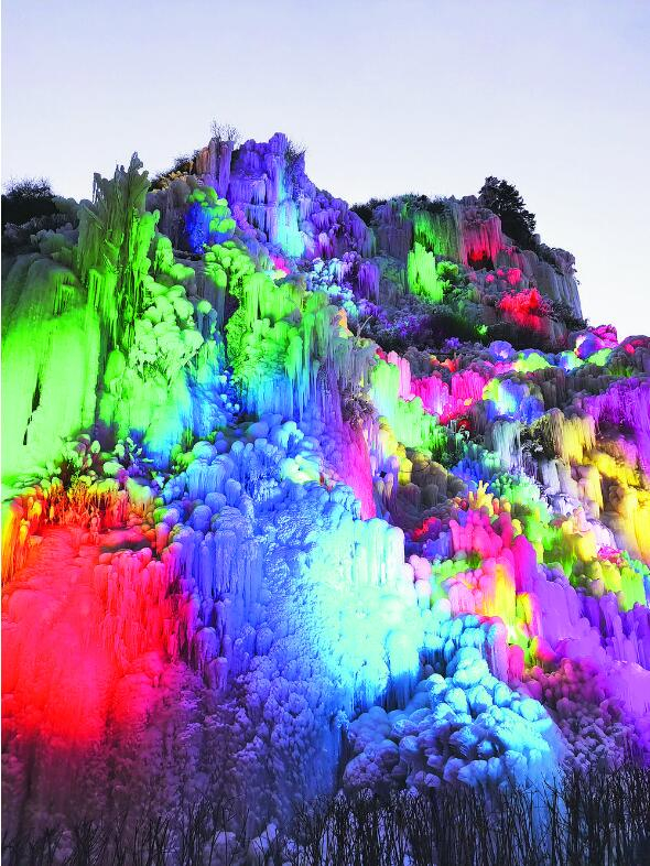 宗家沟冰瀑  魏雅琪 摄