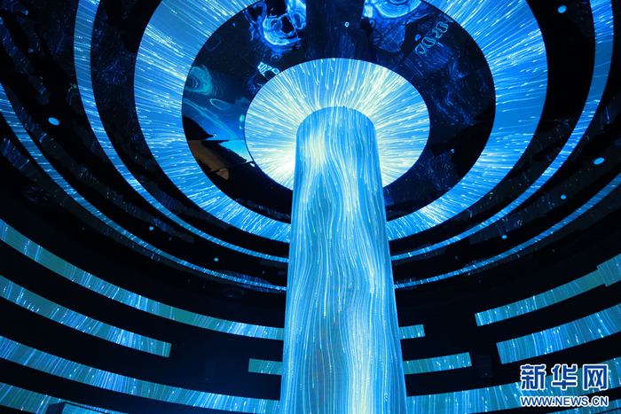 南昌市规划展示中心未来厅。新华网 谭茜予 摄pagebreak