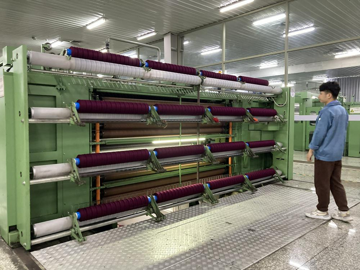 （宁夏新澳生产车间，财联社记者摄）