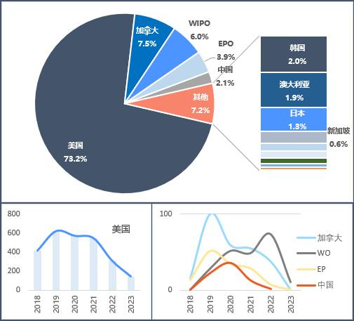 图9CapitalOne金融科技行业全球专利布局