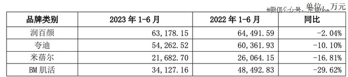 来源 / 华熙生物2023年上半年财报