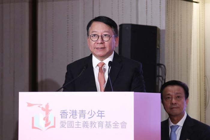 陈国基表示，明年初将成立「爱国主义教育工作小组」。