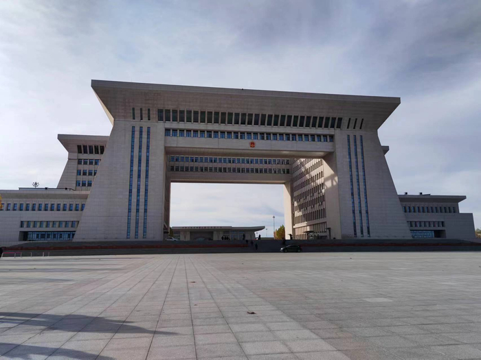 霍尔果斯第六代国门.澎湃新闻记者 谭君 图