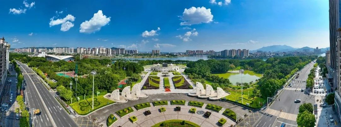 ▲河源文化广场