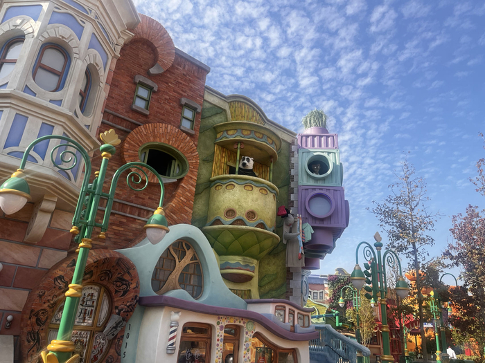 不期而至的动物生活秀。澎湃新闻记者 邹佳雯 图