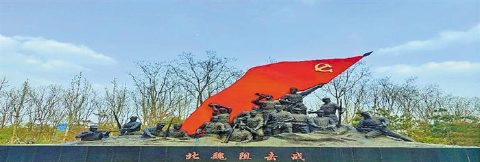     大城北魏阻击战雕塑