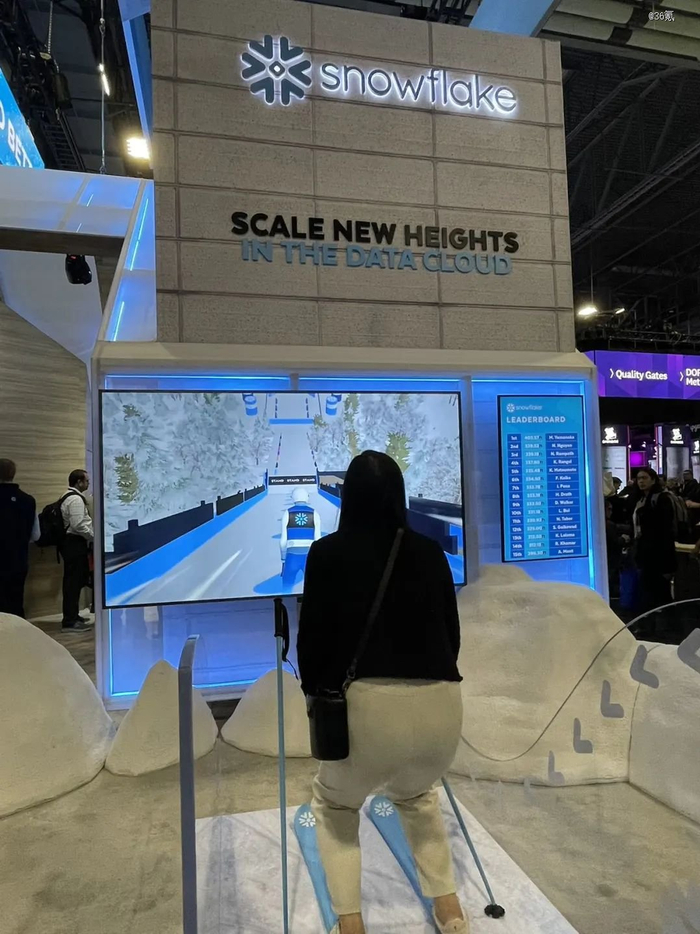 △Snowflakes的动捕滑雪游戏