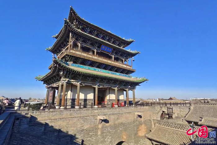 平遥古城古城楼外景 &nbsp; 中国网记者张静 摄