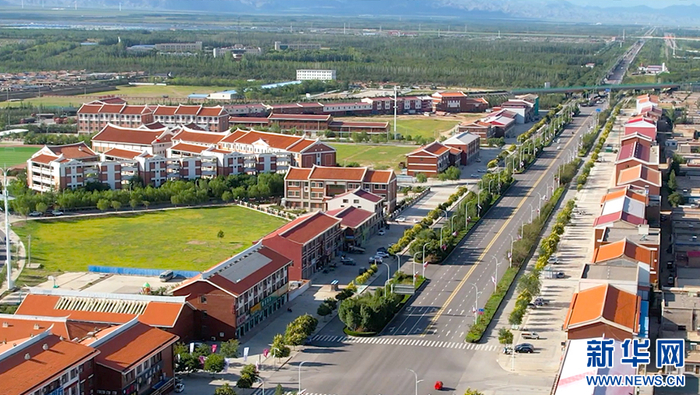 闽宁镇新貌。新华网发（厦门市思明区委宣传部供图）