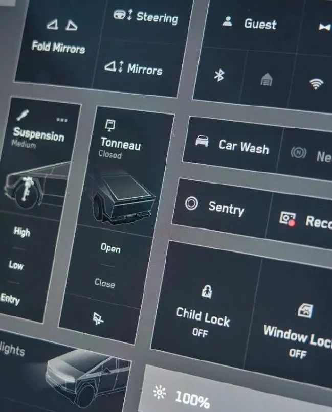 Cybertruck车机界面