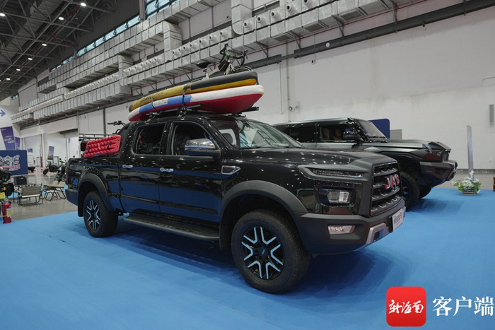 　　2023年（第四届）海南国际旅游装备博览会展会现场。记者 郑光平 摄