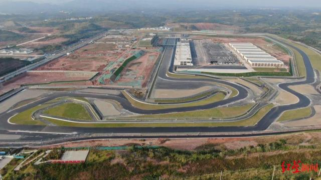 天府国际赛道鸟瞰图