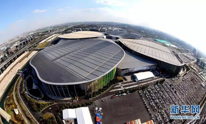  中国国际进口博览会举办场地——国家会展中心（上海）。新华社记者 凡军 摄