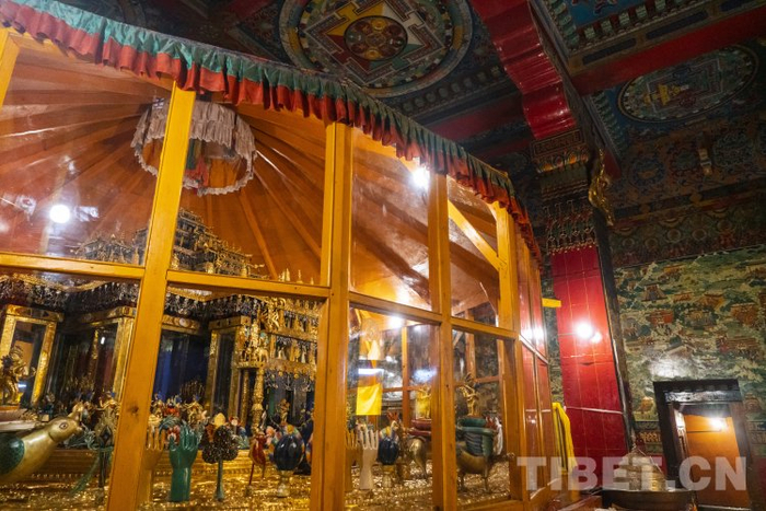 图为扎什伦布寺时轮金刚坛城（局部） 摄影：赵振宇