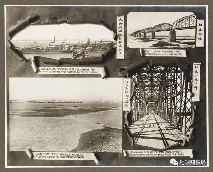 东清铁路上的松花江桥（图：wiki）